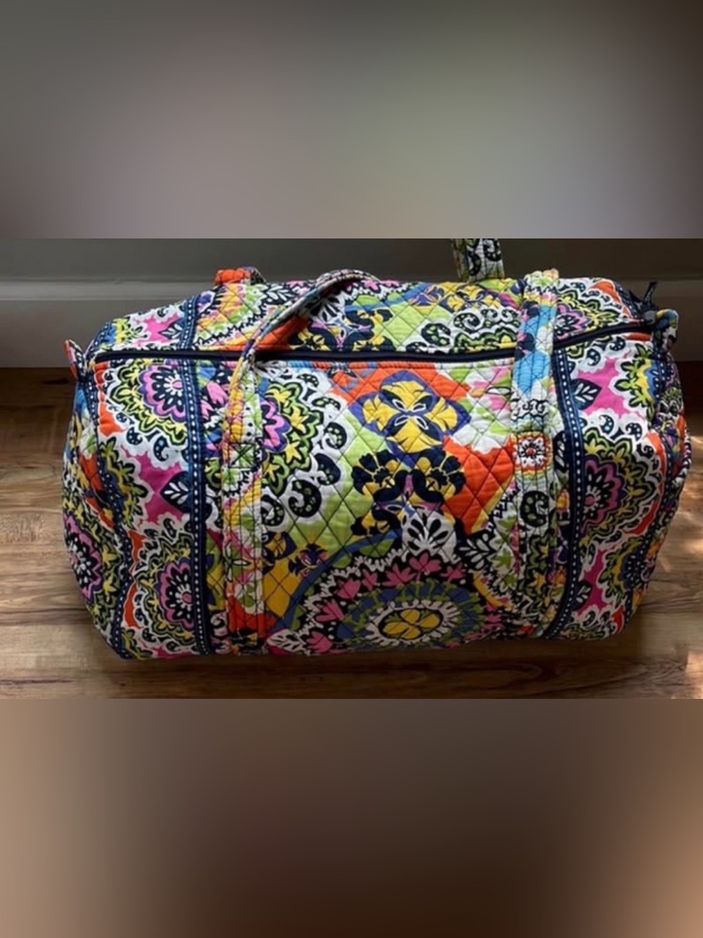 Vera Bradley Quilted Travel Duffle in Rio